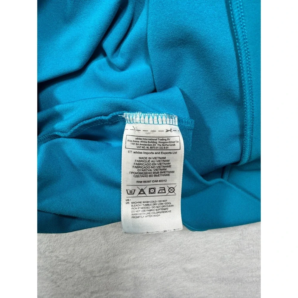 Adidas Golf Pullover Mens Size XL Blue‎ Quarter-Zip Performance ClimaLite